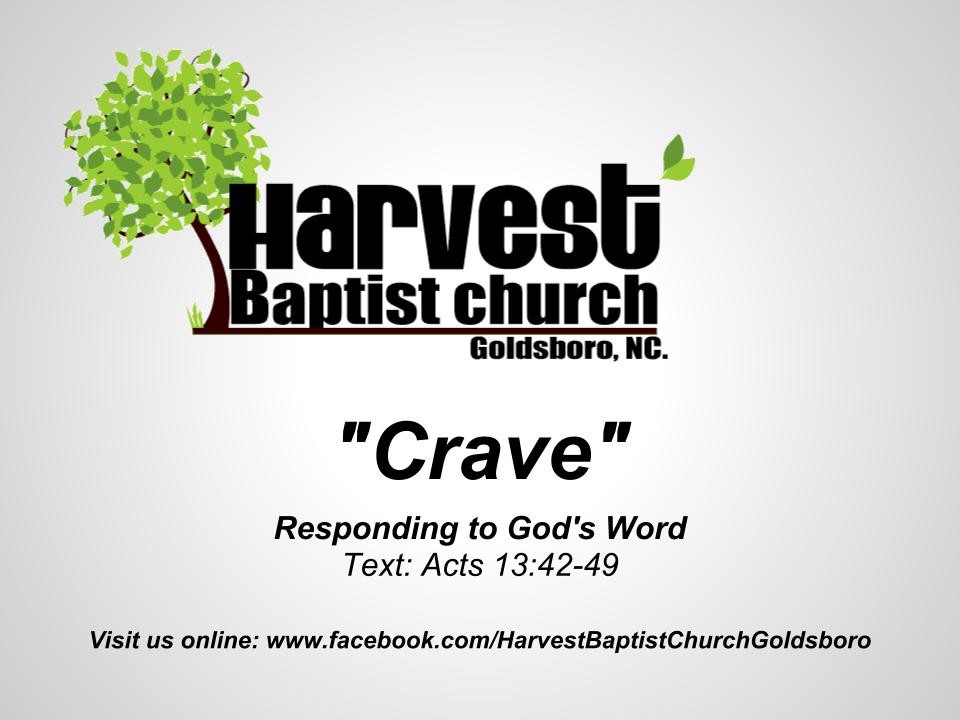 CRAVE - Responding to God's Word episode artwork