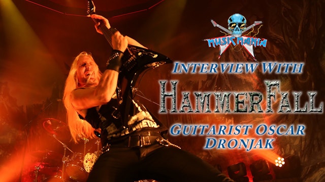 Hammerfall's Oscar Dronjak (10-25-19)